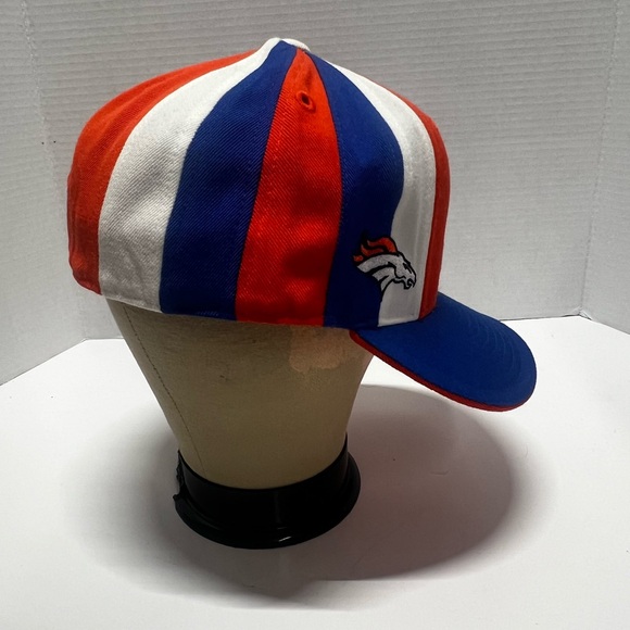 Denver Broncos Hat Cap Mens 7 1/2 Fitted 3 Color NFL Wool Gridiron Mustang - Picture 5 of 7